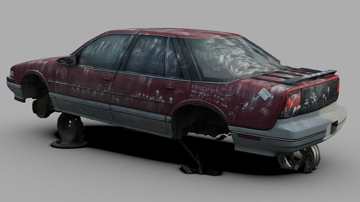 Baking Soda on Car Test (Raw Scan) – Gratis 3D-model STL
