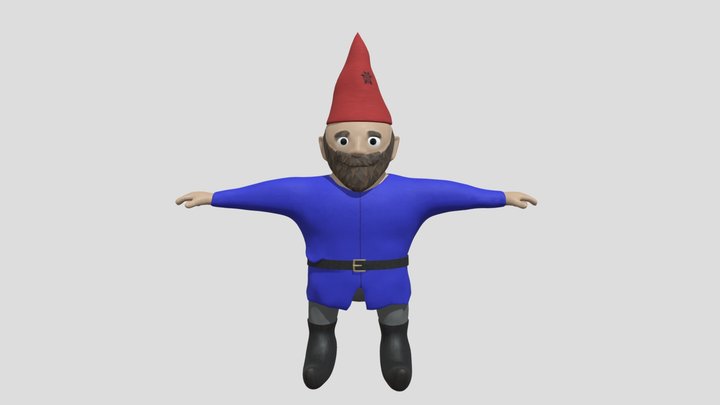 Gnome zed brush 3D Model