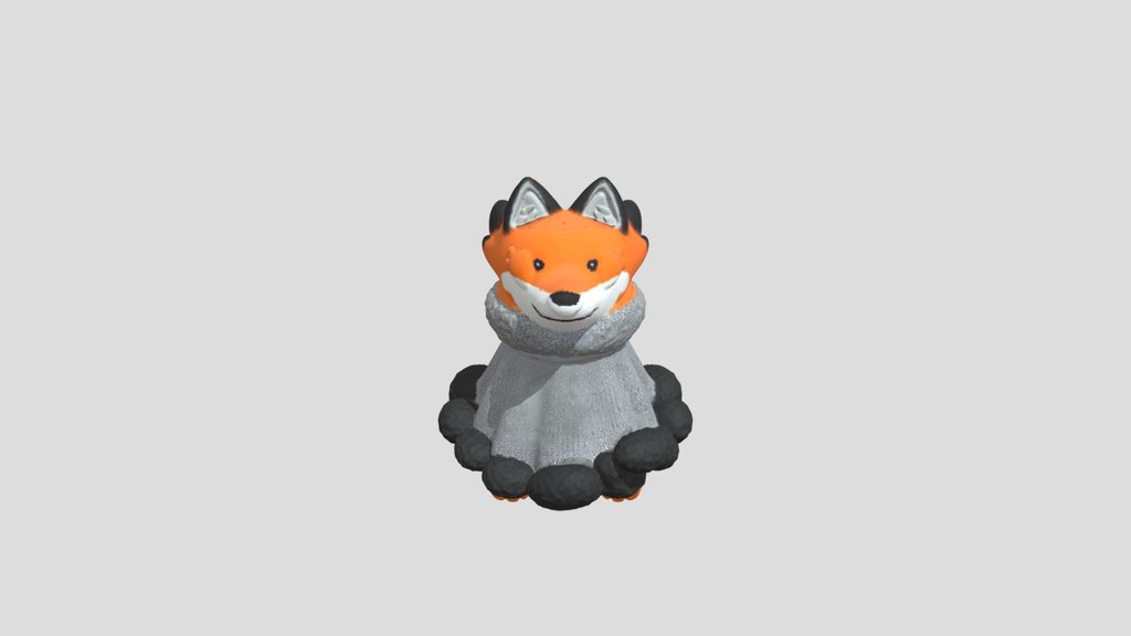 Fox with sweater