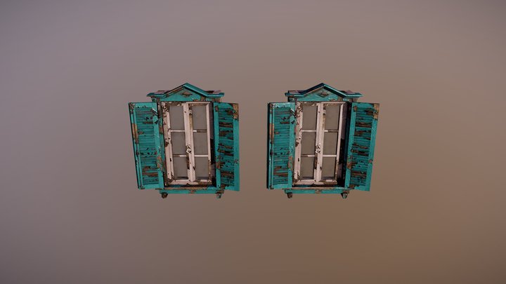 Old Window 3D Model