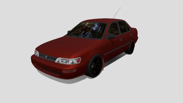 toyota_corolla_mk7_dx 3D Model