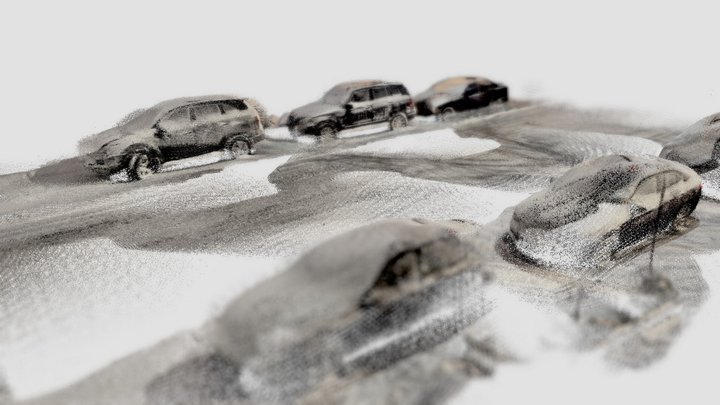 iPhone lidar capture of Brooklyn under the snow – Free 3D Model STL