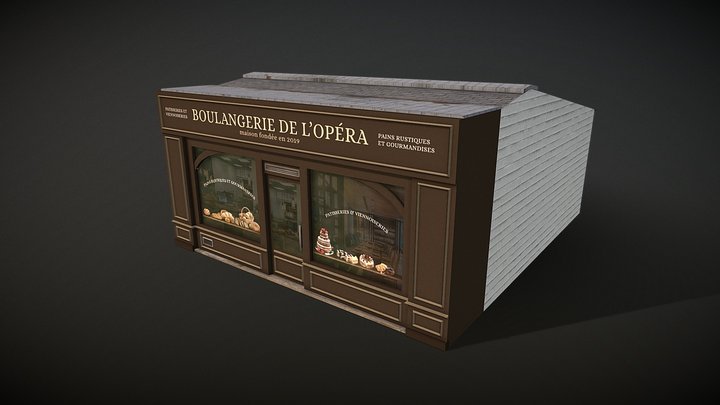 Boulangerie de l'Opéra 3D Model