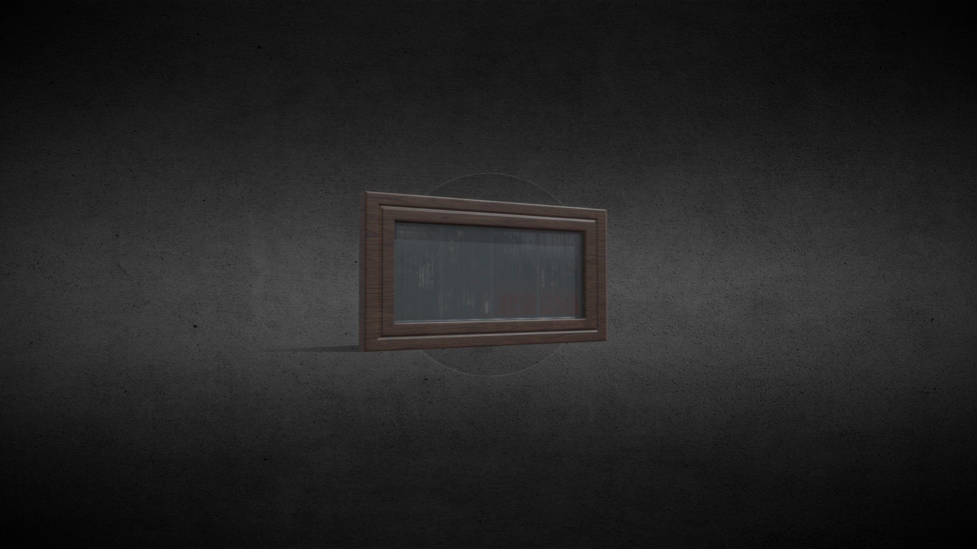 Rectangular wooden window with glass (FREE DL) - Download Free 3D model ...