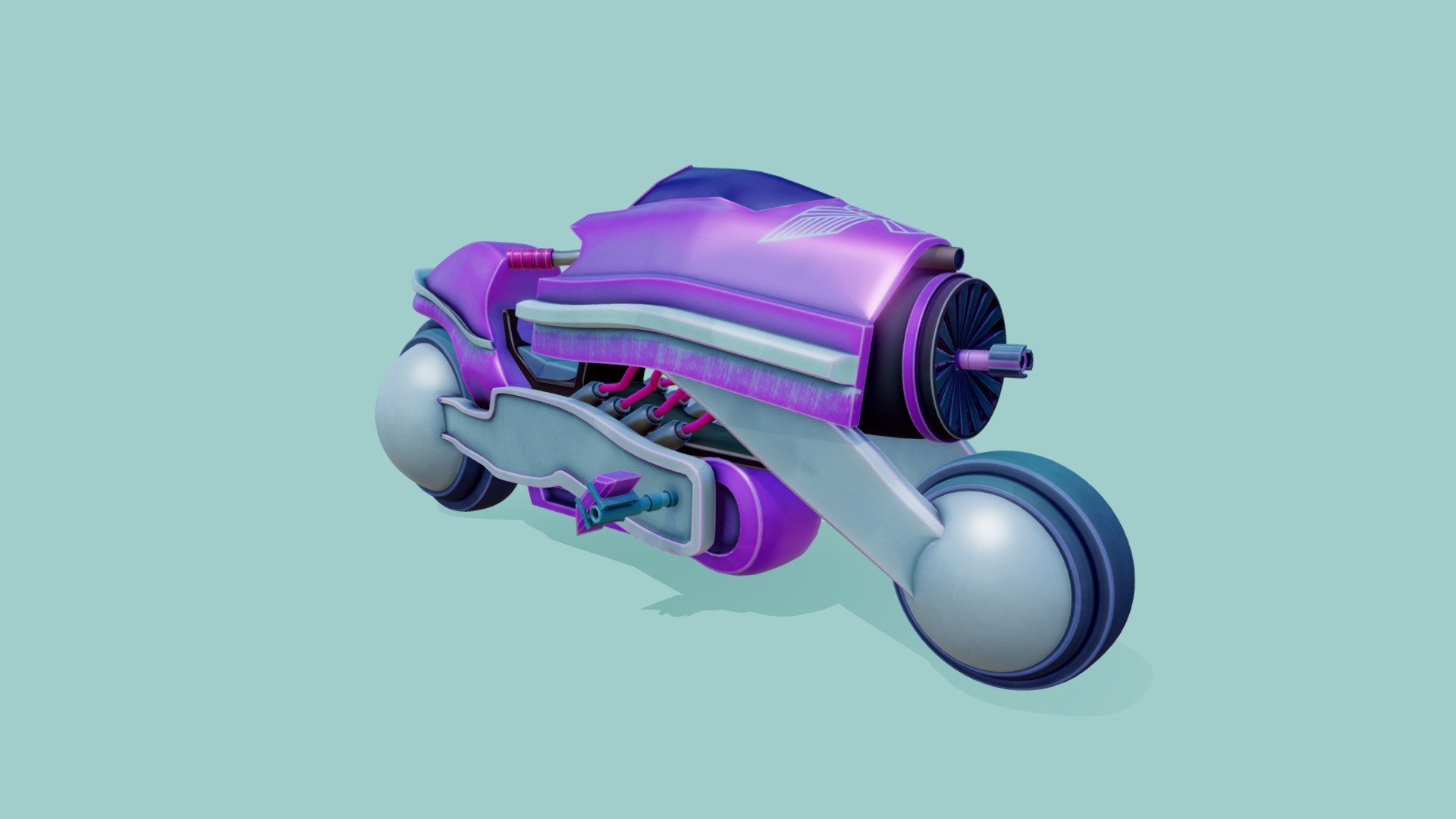 Beetle Motorbike - 3D model by Owlman (@LeonelGabba) [55c3874] - Sketchfab