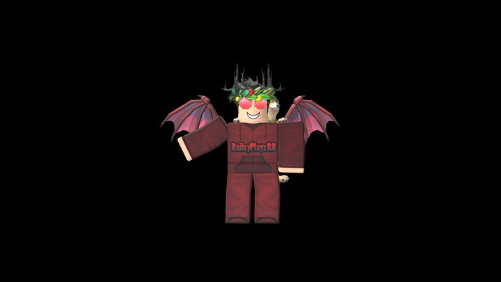 BaileyPlayz RB Banner 3D Model
