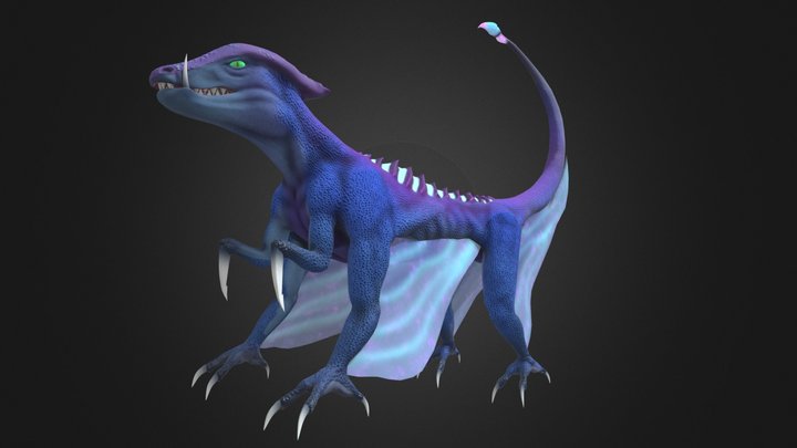 flying lizard creature 3D Model