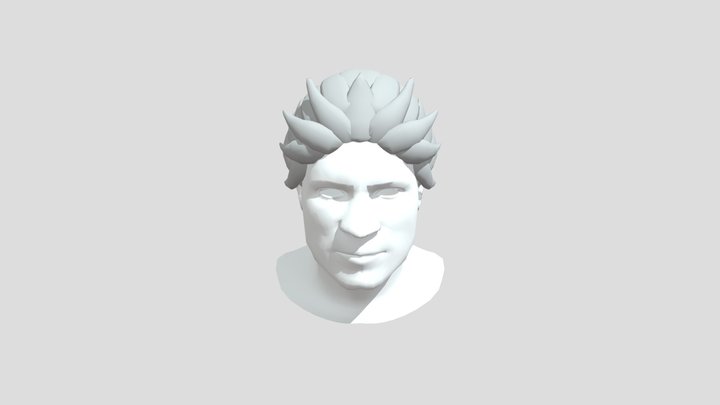 Anime Stylized Hair - Moddeling 3D Model