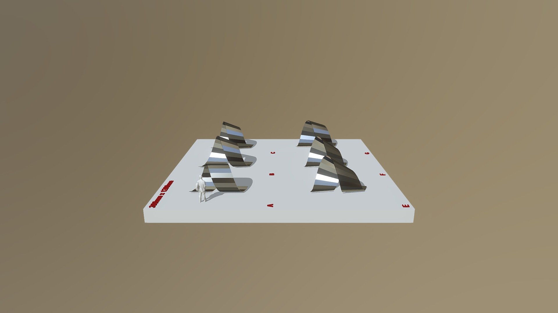 300x1200mm facets