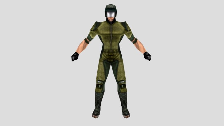 Turok: Evolution - Unused Guard – Free 3D Model STL