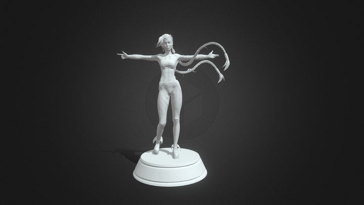 Jinx Sculpture 3D Model