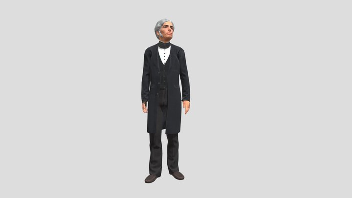 Michael Faraday 3D Model