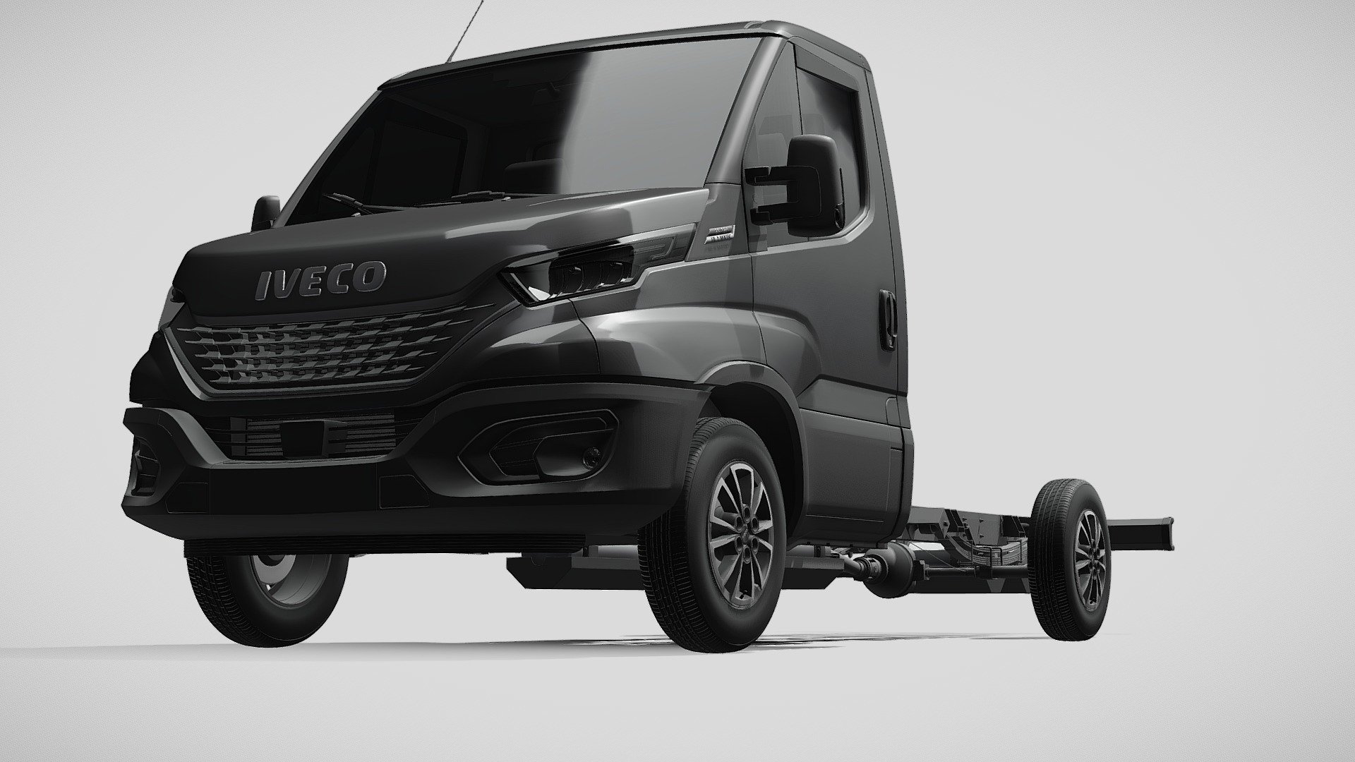 Iveco Daily Single Cab L Chassis Buy Royalty Free D Model By Creator D Creator D