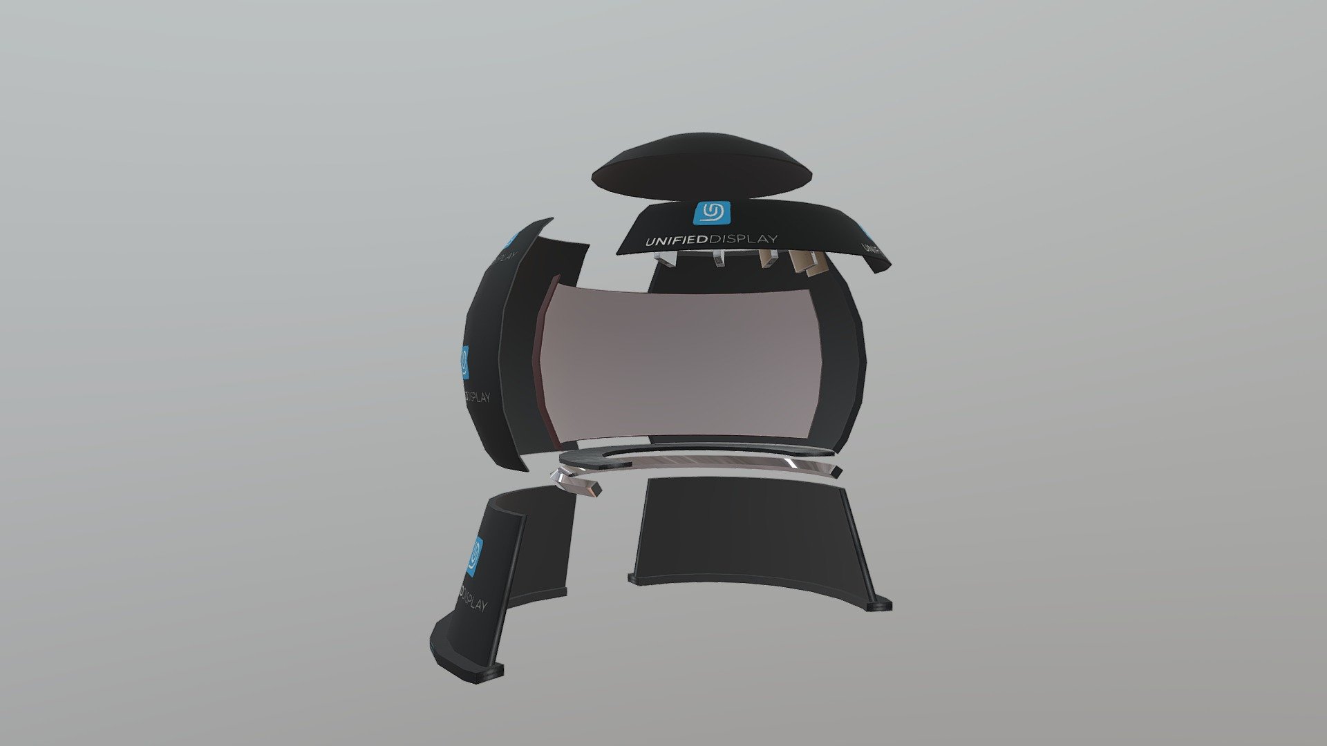 Sphere Screen2 1 Sploded - 3D model by thothicbob [55c8189] - Sketchfab