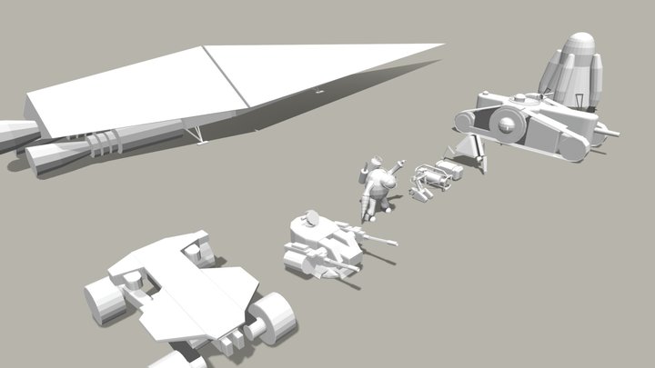 03 _1 HomeWork_Silhouette 3D Model