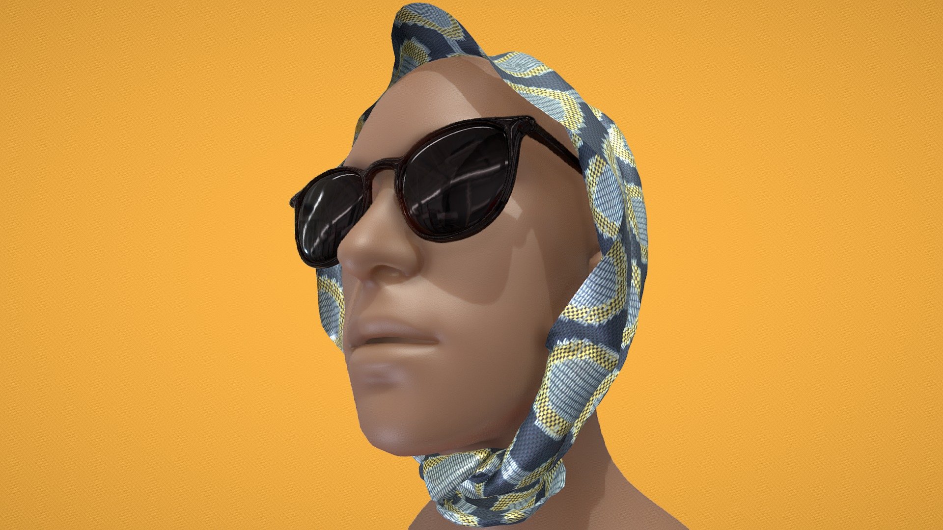 Fashion Scarf - 3D model by Sakib_Khondaker [55ca1b9] - Sketchfab