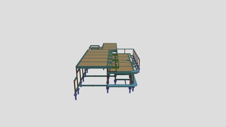 MODELO ESTRUTURAL 3D 3D Model