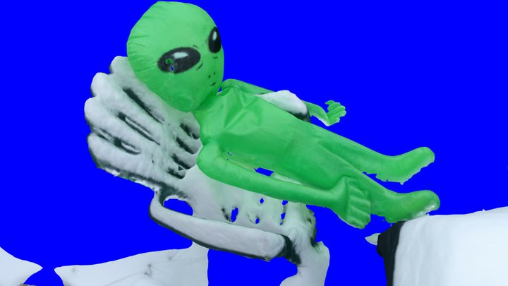 Strange_Visitor_Reclined 3D Model