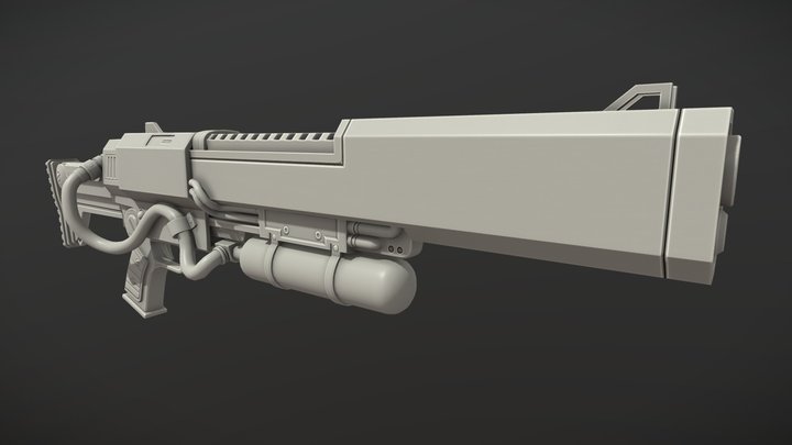 Fortnite Fan Art - Shotgun 3D Model