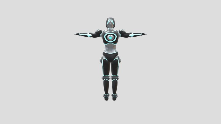 Cyber Runner Basic 3D Model
