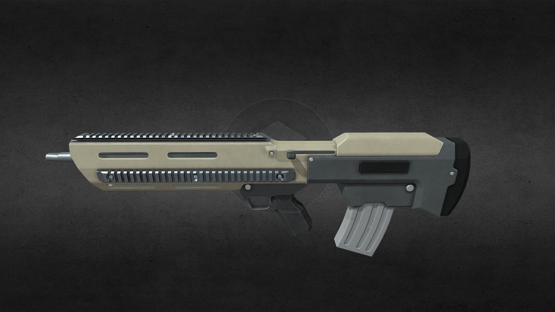 Near-Future Combat Rifle 01 - Download Free 3D model by NotARealStudio ...