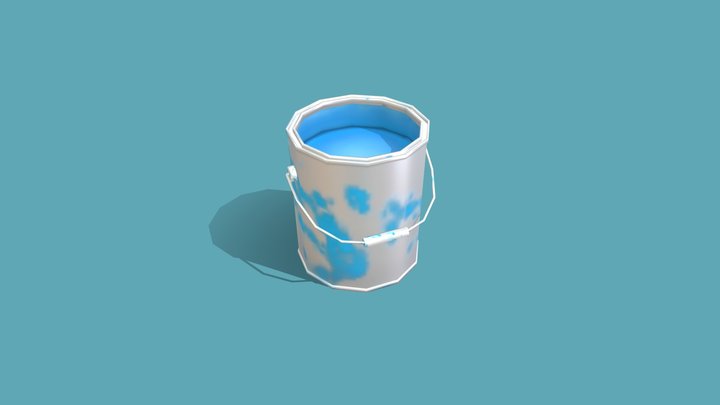 Paint Bucket 3D Model