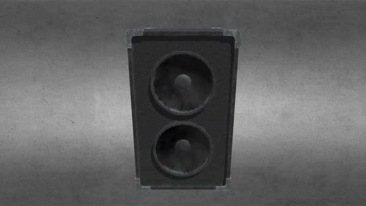 Stage Speaker 3D Model