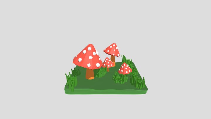 doms mushrooms 3D Model
