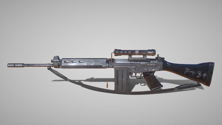 FN-FAL 3D Model