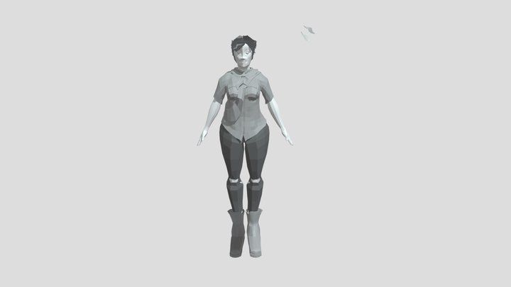 Female Human Model 3D Model