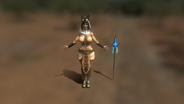 AS3 Lone Adventurer - Rajiyah 3D Model