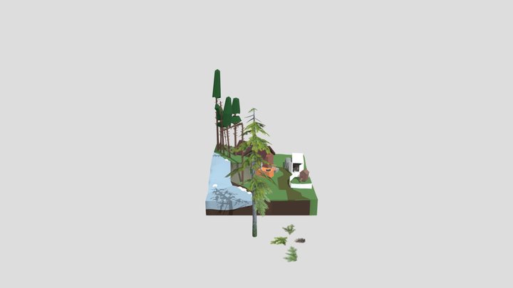 Forest Loner - Update chosen Diorama and House 3D Model