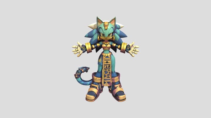Sonic The hedgehog character fail 3D Model