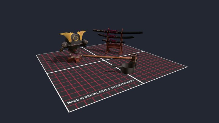 DAE 5 Finished props - Forest Loner 3D Model