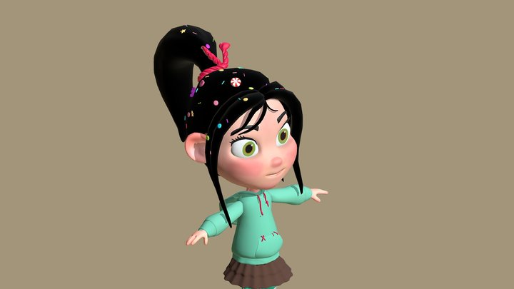 Vanellope 3D Model