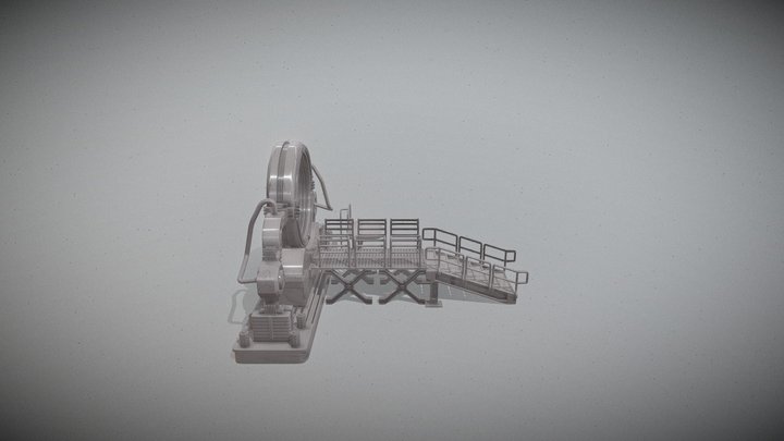 Sci-fi Portal 3D Model