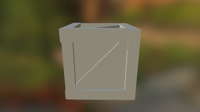 High Poly Box 3D Model