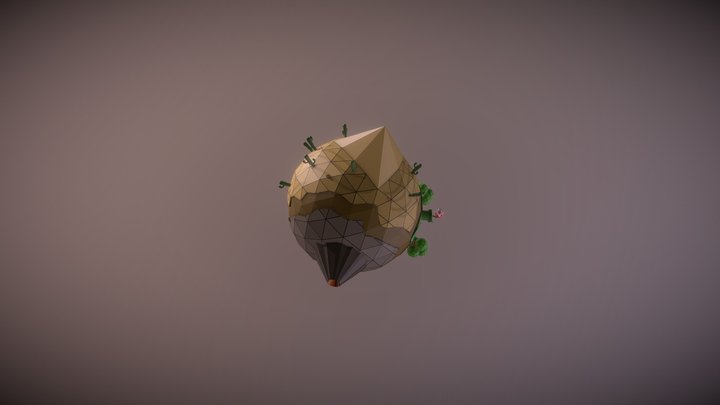 Planet 3D Diorama 3D Model