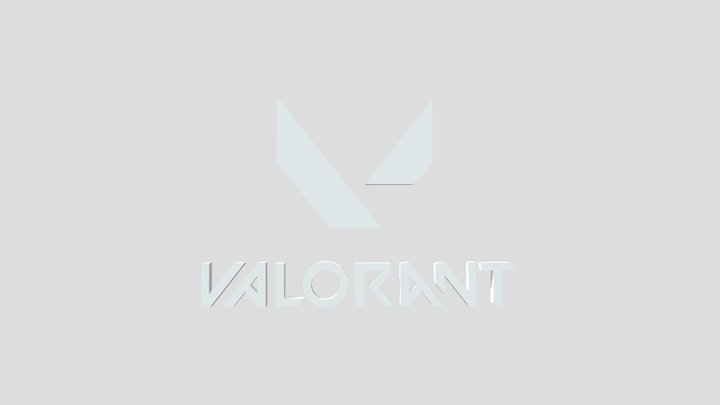 Valorant logotype 3D Model