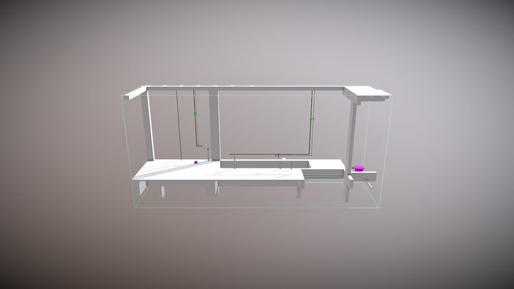 3D HID - Cozinha e Bar 3D Model