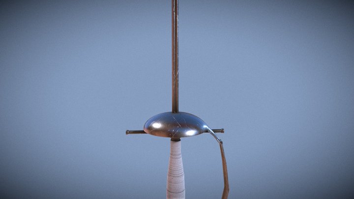 Two Handed Rapier 3D Model