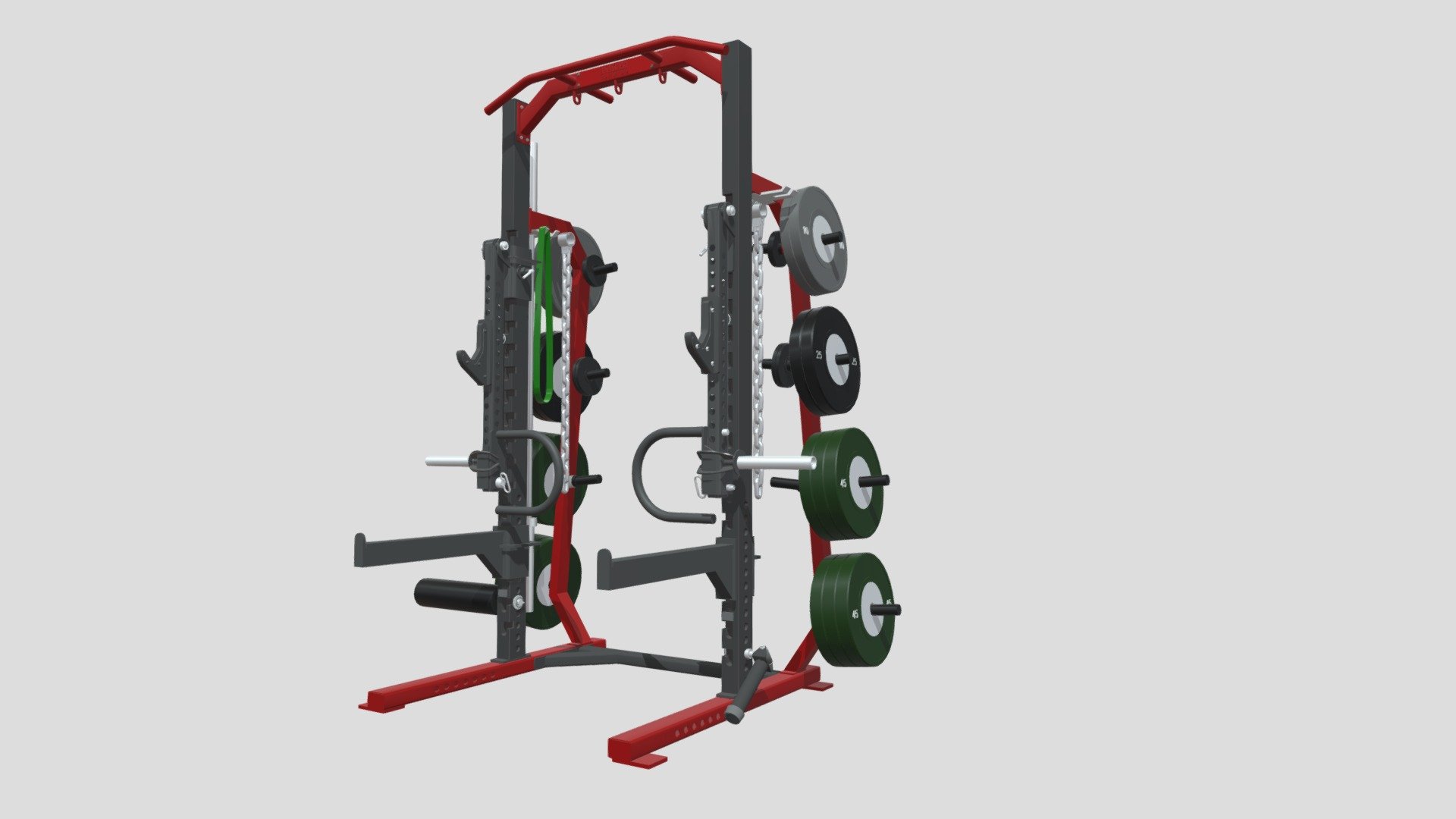 NSCA Virtual Booth Half Rack #2 - 3D model by powerliftequipment ...