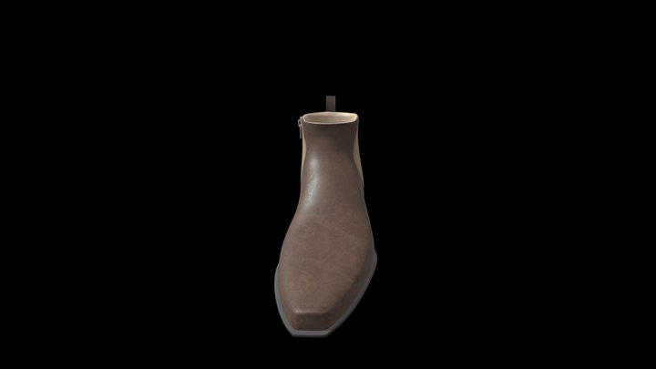 Cowboy Boot 3D Model