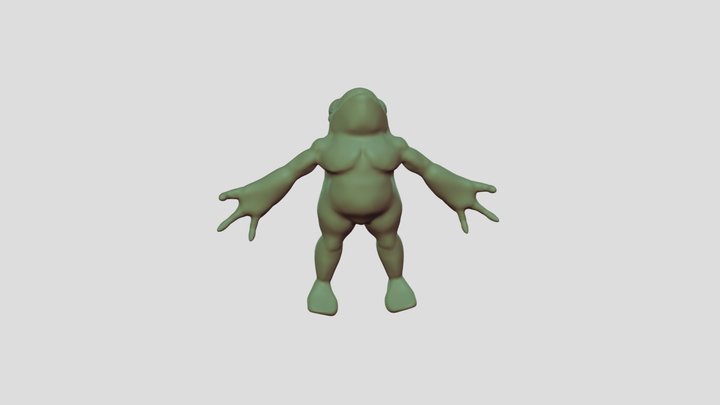 frog test 3D Model