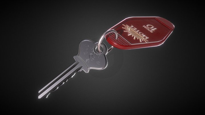 Motel Key 3D Model