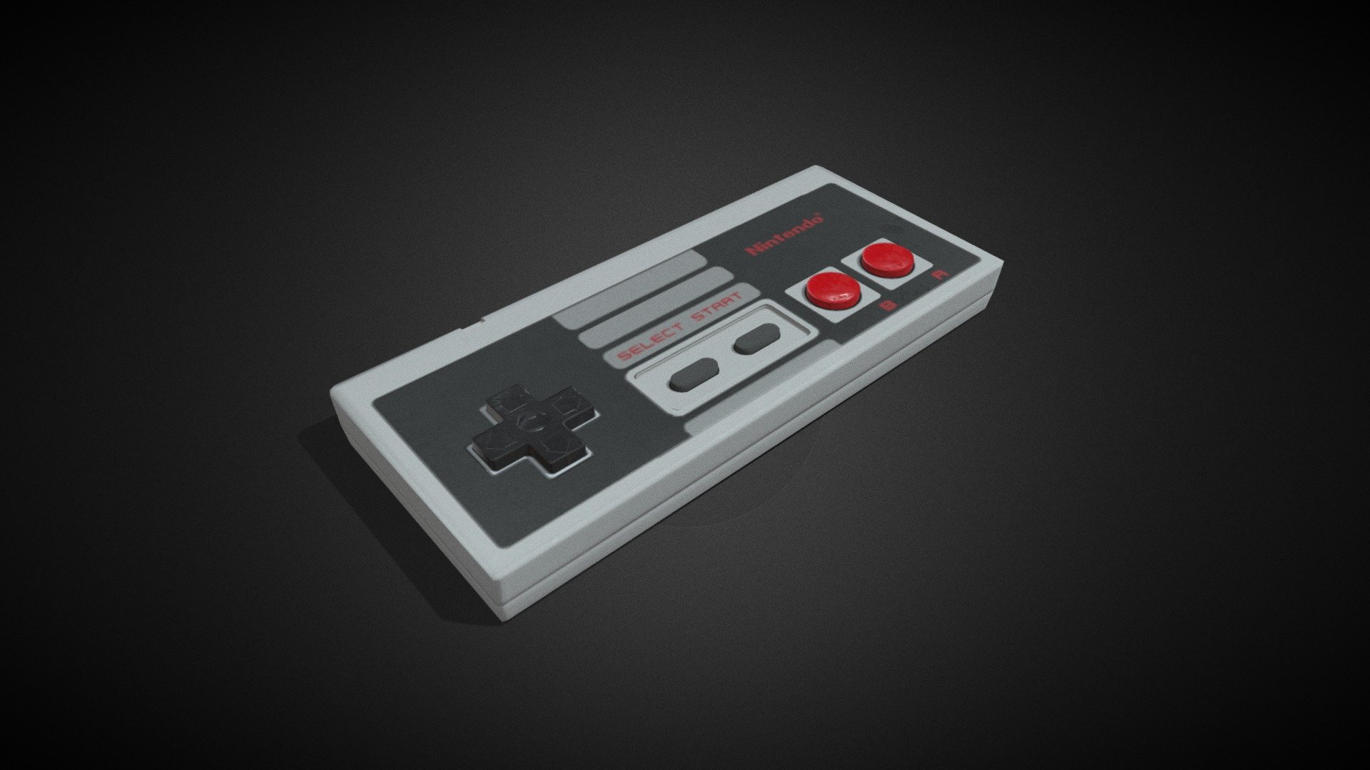 NES Controller 3D model by Yaseen Ali (yaseen_ali777) [55d9805