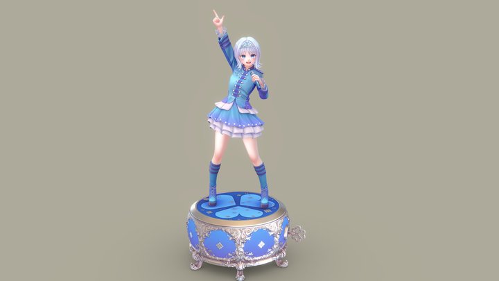 'GOSEGU' ファンサ remake Cover fan art 3D Model