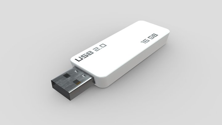 USB memory 3D Model