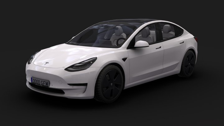 Tesla Model 3 3D Model