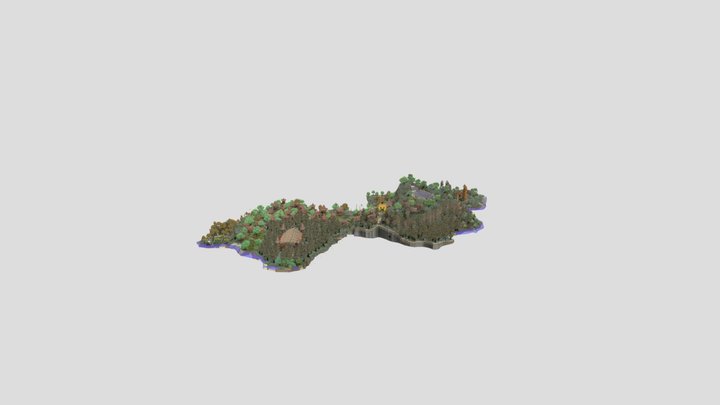 Spawngebiet - Minecraft 3D Model